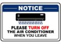 Turn Off Air Conditioner Sign Stock Illustrations – 5 Turn Off Air ...