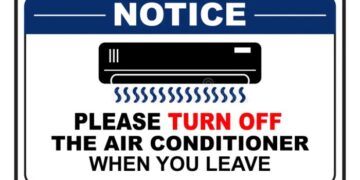 Turn Off Air Conditioner Sign Stock Illustrations – 5 Turn Off Air ...