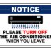 Turn Off Air Conditioner Sign Stock Illustrations – 5 Turn Off Air ...